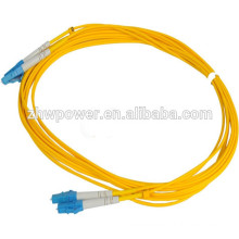 Telecommunication level Singlemode lc fiber patch cord, simplex duplex lc patch cord with price per meter